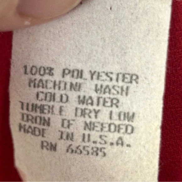 Vintage‎ Y2K Perceptions Bright Red Party Dress Midi Size 10 - Picture 11 of 15